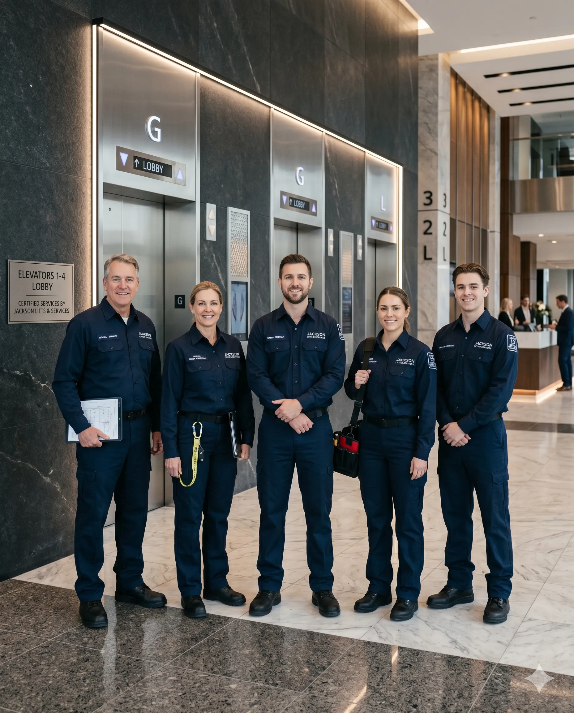 Certified elevator engineers team for lift maintenance in Hyderabad